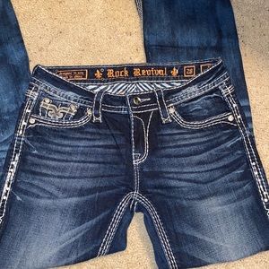 ROCK REVIVAL SEQUIN BOOTCUT JEANS